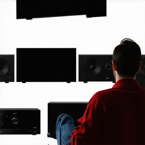 Person browsing audio equipment deals on a laptop