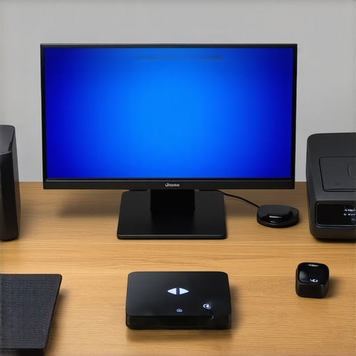 Bluetooth extender connected to a computer with wireless devices in the background