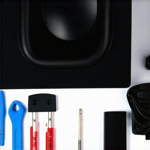 Car Subwoofer Installation Steps Tools and wires laid out for car subwoofer installation