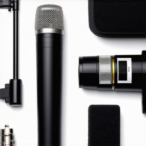 Home Audio Calibration Tools in Use Person calibrating a home stereo system with a microphone and measurement device