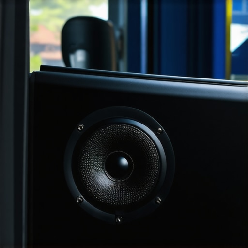Adjusting car door speaker to enhance bass sound