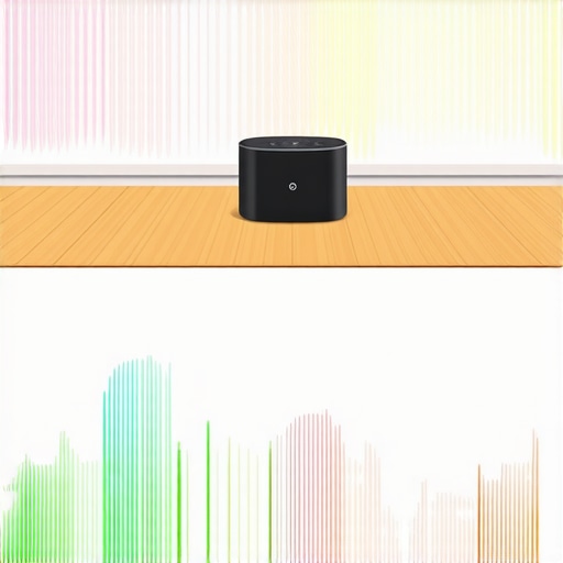 Diagram of speaker sound wave propagation in different environments