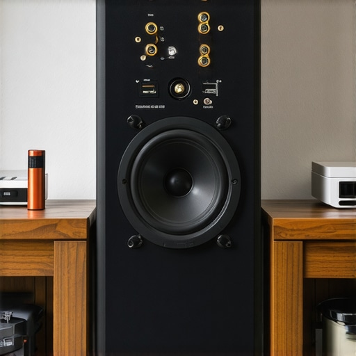 High-end speaker terminals and a battery for phase testing