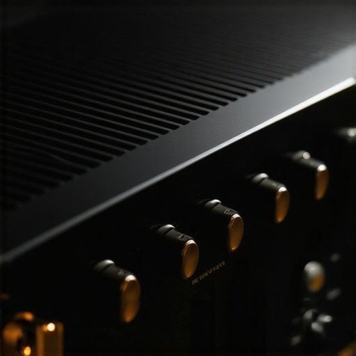 Amplifier Ventilation and Heat Management Heat rising from the top vents of an audio amplifier chassis