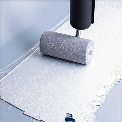 Man applying sound deadening sheets to the metal rear deck of a car to stop subwoofer rattles.