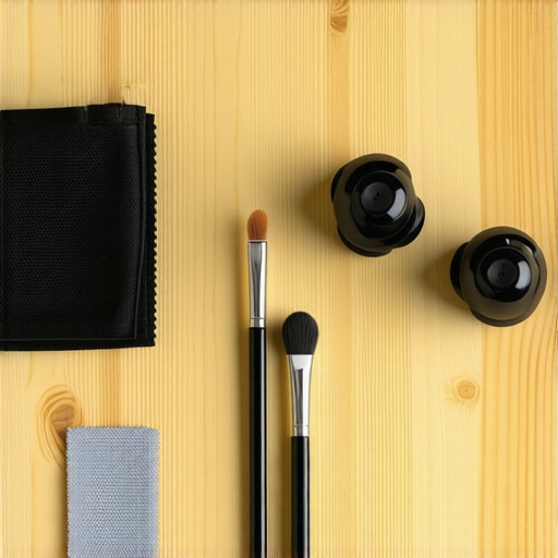A collection of cleaning tools for maintaining headphones and IEMs.