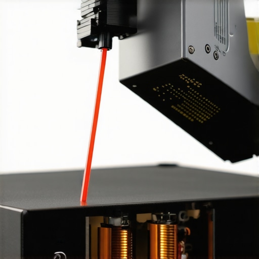 Hands using contact cleaner on the internal electronics of a stereo amplifier to remove oxidation.
