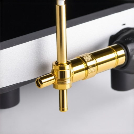 Cleaning Gold Plated Audio Connectors Close up of cleaning audio connectors with a swab to prevent oxidation