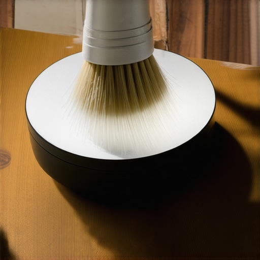 Cleaning Vintage Speaker Cones Safely Technician cleaning paper speaker cone with brush