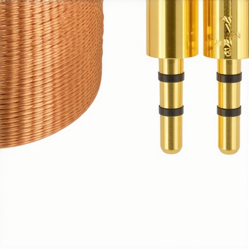 A macro shot comparing expensive boutique speaker cables with standard copper wires to illustrate marketing myths.