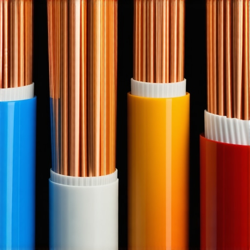 Comparison of thick 12-gauge vs thin 18-gauge speaker wire Close up showing the difference between 12-gauge and 18-gauge copper speaker wire strands.