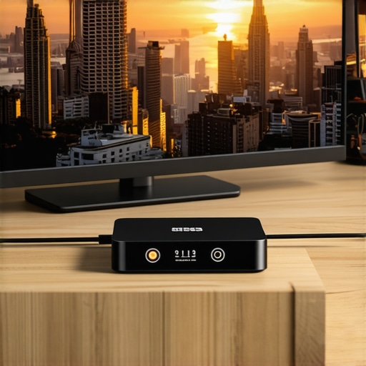 A dedicated Bluetooth transmitter box for connecting two pairs of headphones to a TV.
