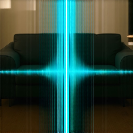 Dual Subwoofer Room Mode Cancellation Diagram Diagram of how two subwoofers smooth out bass frequencies in a living room.