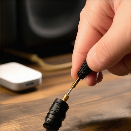 Precision cleaning tools for audio equipment maintenance.
