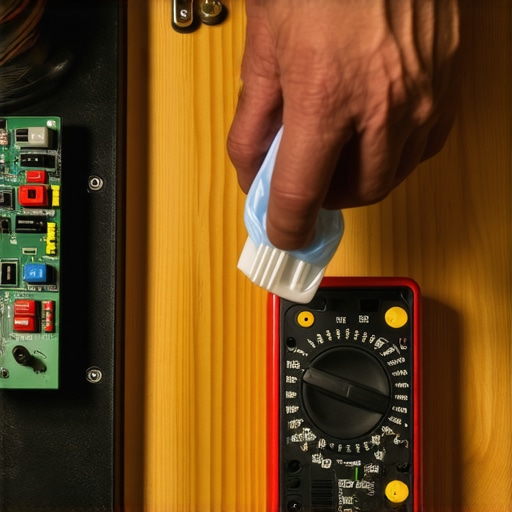 Cleaning internal components of a vintage receiver with contact cleaner