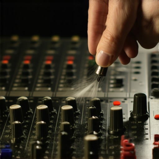 How to fix a scratchy fader on a vintage audio mixer