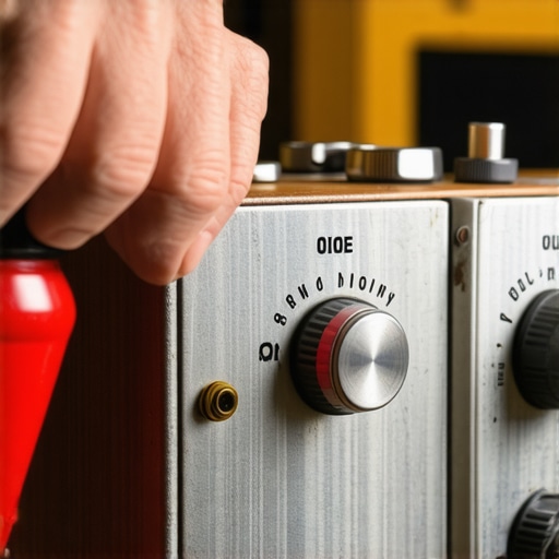 How to fix a scratchy volume knob on an old amp