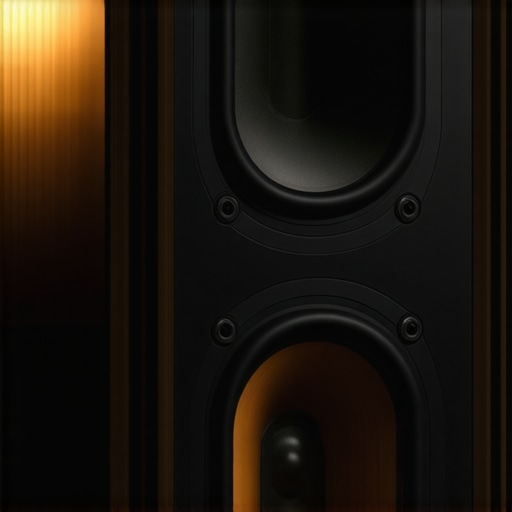 Close up of speaker mechanical components illustrating the break-in period concept.