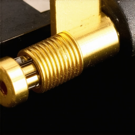 Macro view of internal spring-loaded contacts in a headphone port showing the copper leaves.