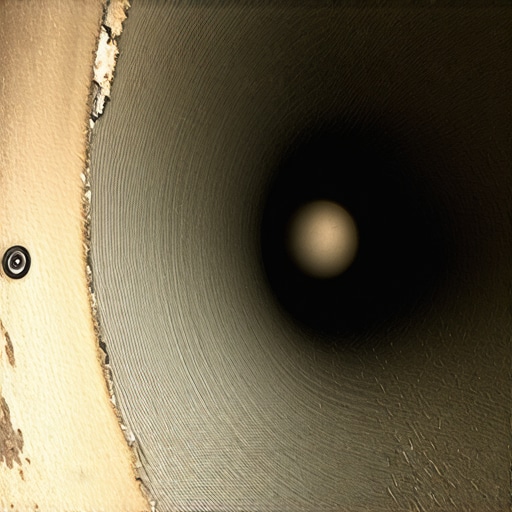 Close-up of vintage speaker paper cone showing aged cellulose fibers and texture.