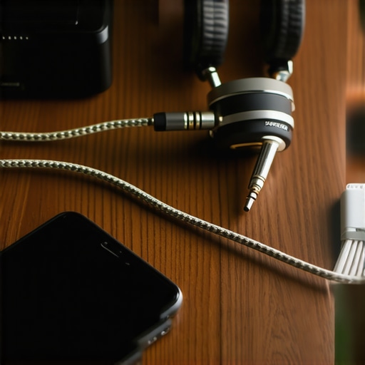 Maintaining a Repurposed Smartphone Audio Hub An old flagship smartphone used as a dedicated music player on an audiophile workbench with maintenance tools.