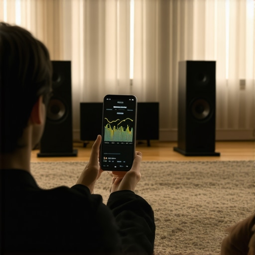 Measuring Room Acoustics with a Smartphone An audiophile using a phone app to analyze frequency response in a treated listening room.