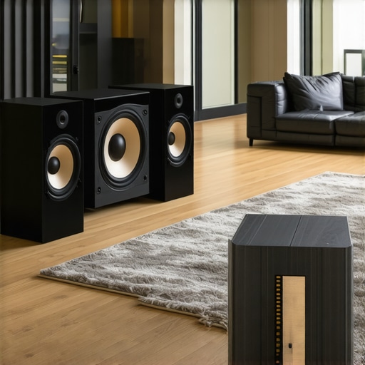 Proper speaker placement and room treatment with a rug