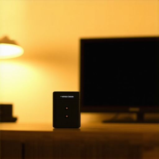An infrared receiver on an LED controller being blocked with tape to stop remote interference