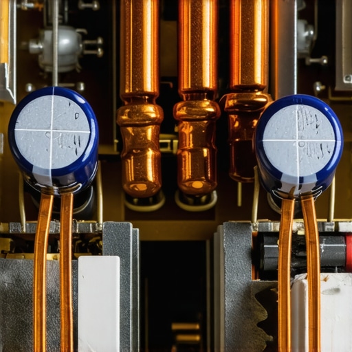 Close-up of amplifier circuits and power supply components emphasizing headroom.