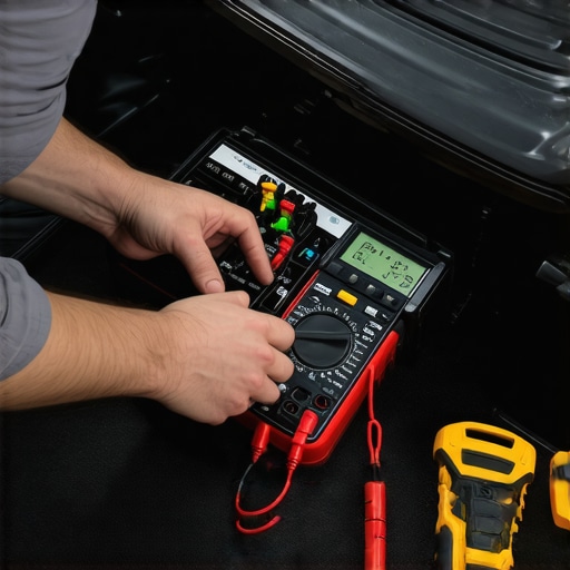 Testing car amplifier voltage and resistance with a digital multimeter