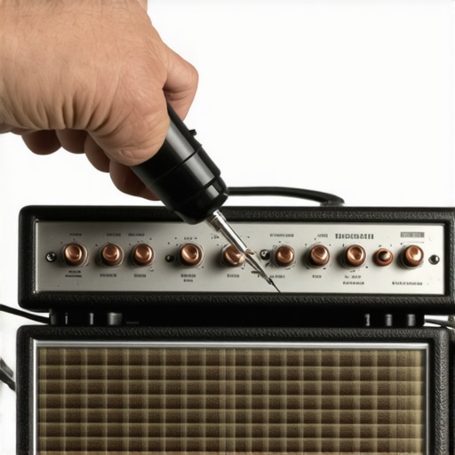 Cleaning oxidized copper speaker terminals with specialized contact cleaner