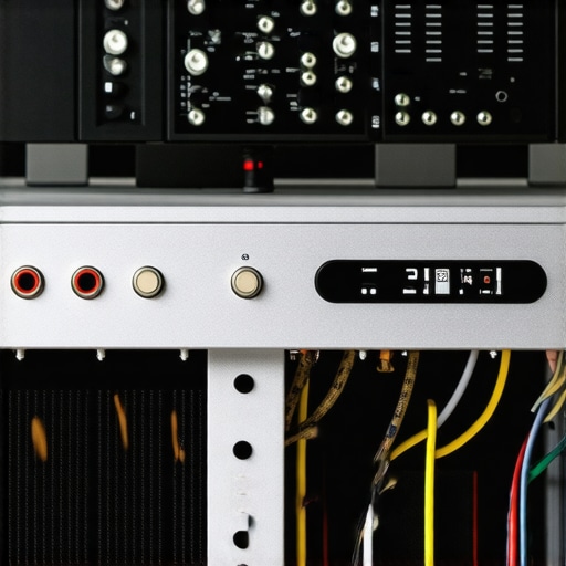 A high-end home audio setup showing a DAC and amplifier with balanced XLR cables.