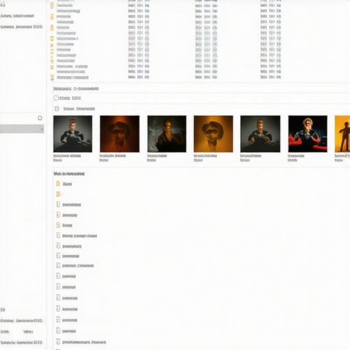 Professional Metadata Tagging Software Interface Close up of digital music files being organized in a tagging application