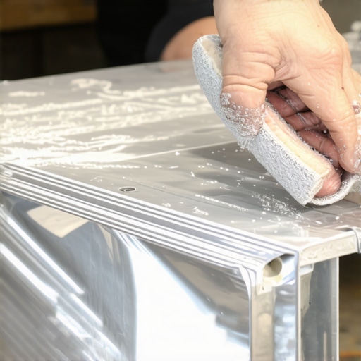 Properly sanded metal for car audio grounding