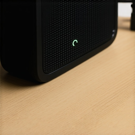 Portable speaker connected to a smart plug for battery health