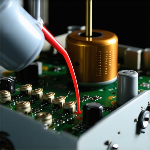 Spraying contact cleaner into a potentiometer Cleaning a scratchy volume knob potentiometer with contact cleaner inside a vintage amplifier chassis