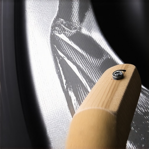 Applying constrained layer damping material to a car door panel with a roller tool
