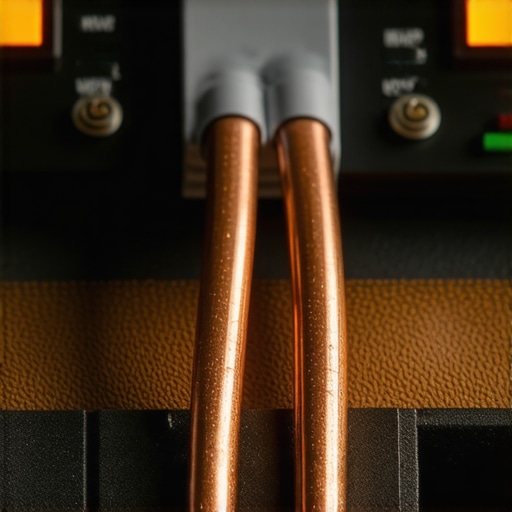 Using a Multimeter for Audio Maintenance Close up of a multimeter testing a speaker wire connection for a high-end home audio setup.