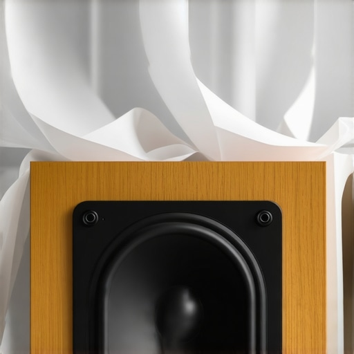 Finding air leaks in a speaker cabinet using a tissue paper strip.