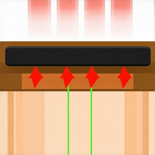 Visualizing Soundbar Reflections and Placement A diagram showing how soundbar placement affects audio reflections off furniture and floors.