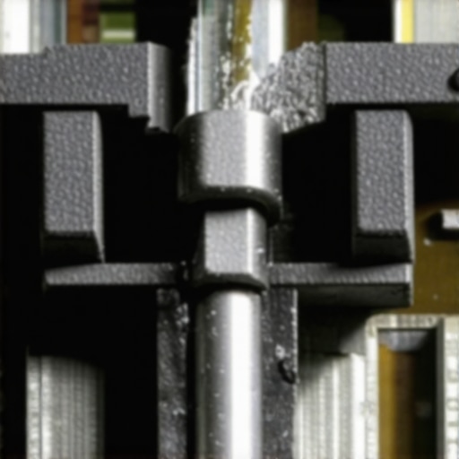Close-up view of mechanical wear and carbon loss on an old electrical component's resistive strip.